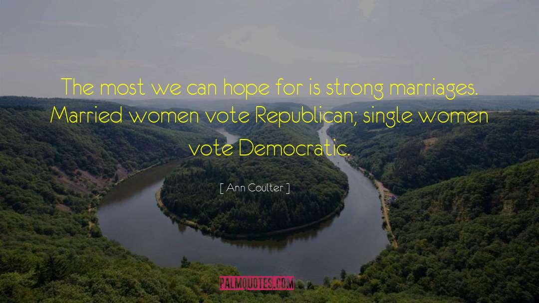 Single Women quotes by Ann Coulter
