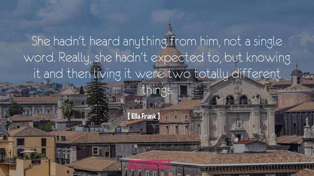 Single Word quotes by Ella Frank