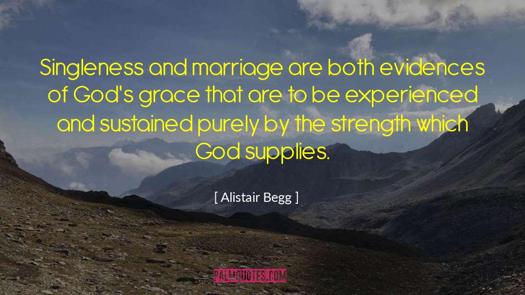 Singleness quotes by Alistair Begg