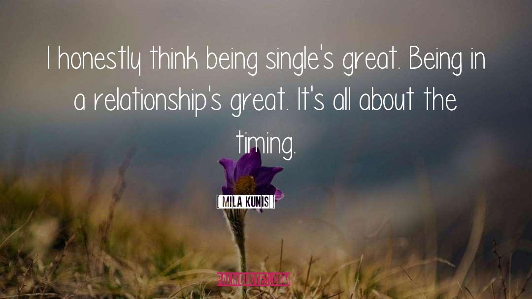 Singles quotes by Mila Kunis