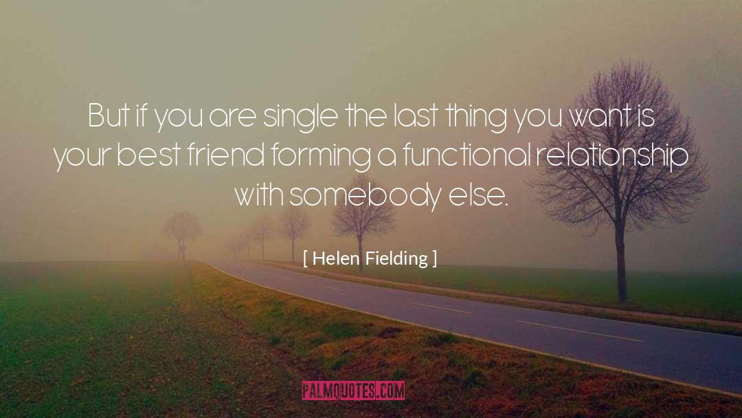 Singleton quotes by Helen Fielding