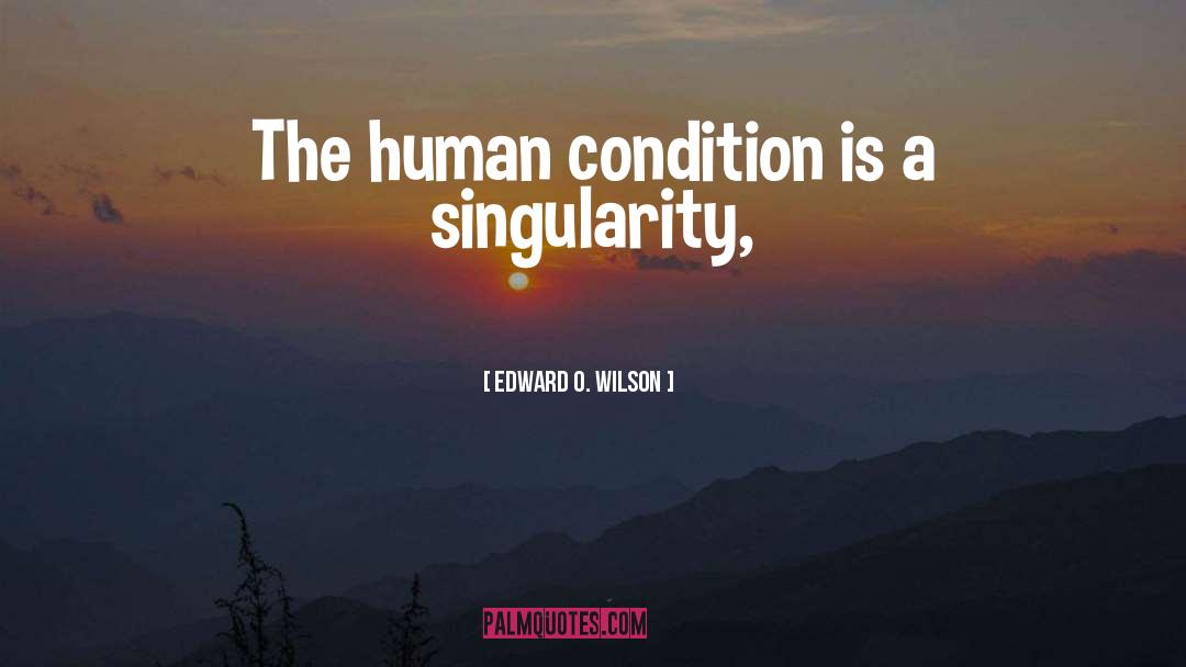 Singularity quotes by Edward O. Wilson