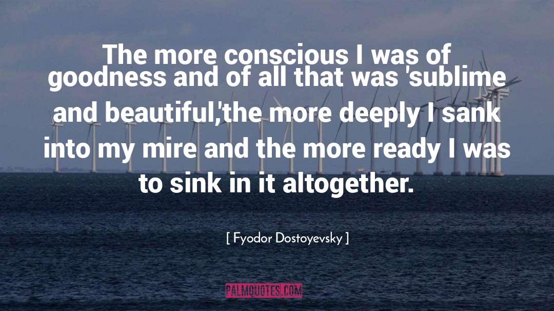 Sink In quotes by Fyodor Dostoyevsky