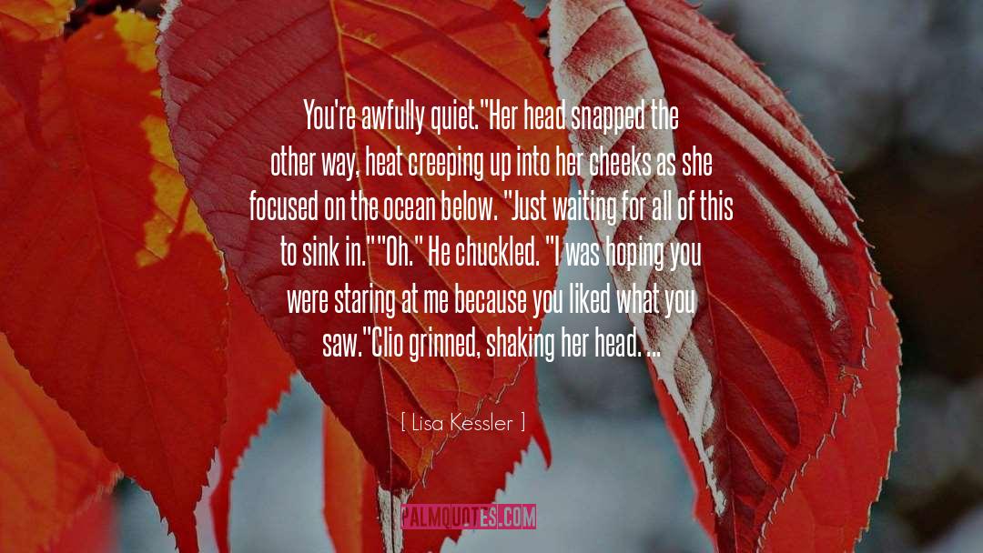 Sink In quotes by Lisa Kessler
