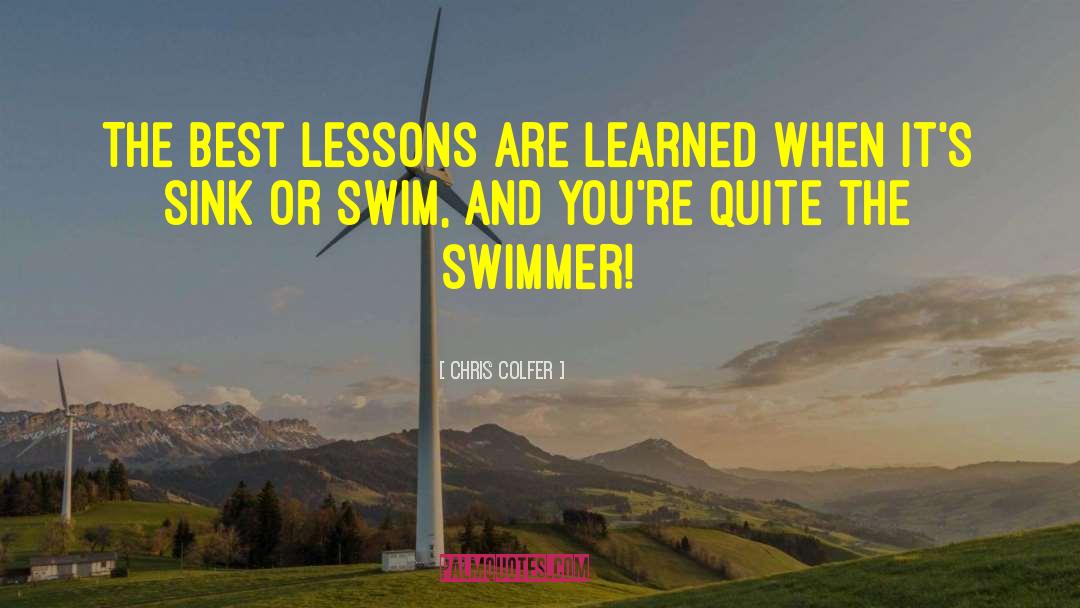 Sink Or Swim quotes by Chris Colfer