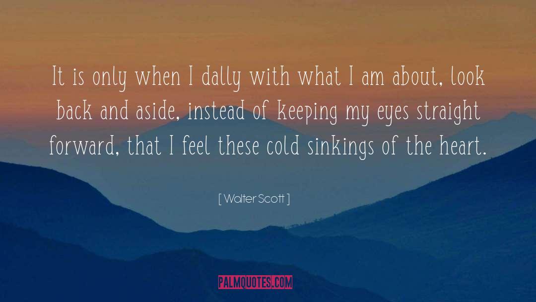 Sinking quotes by Walter Scott