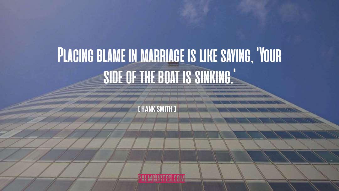 Sinking quotes by Hank Smith