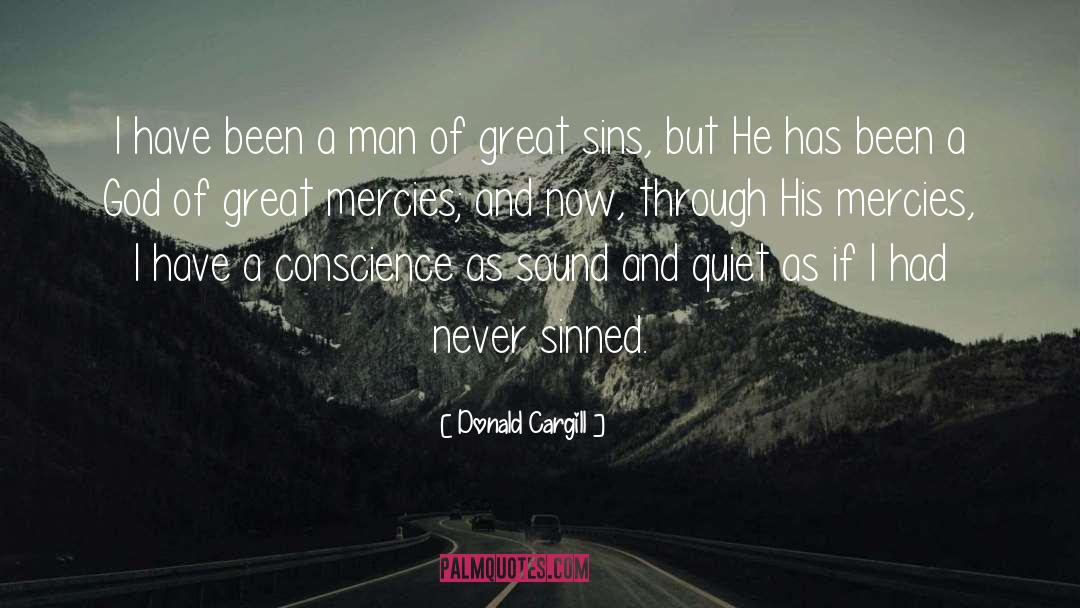 Sinned quotes by Donald Cargill