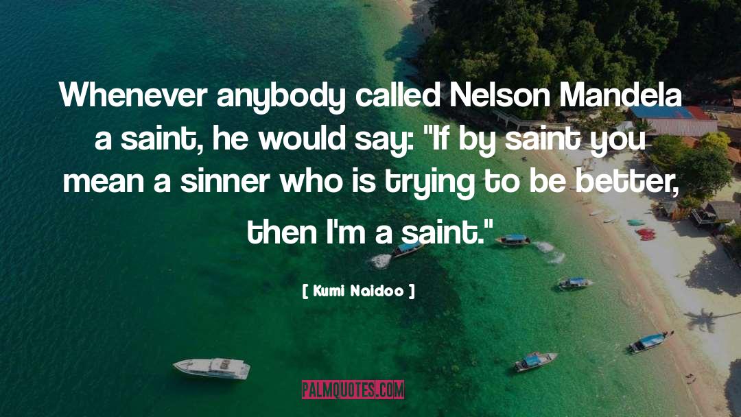 Sinner quotes by Kumi Naidoo