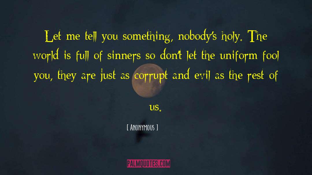 Sinners quotes by Anonymous