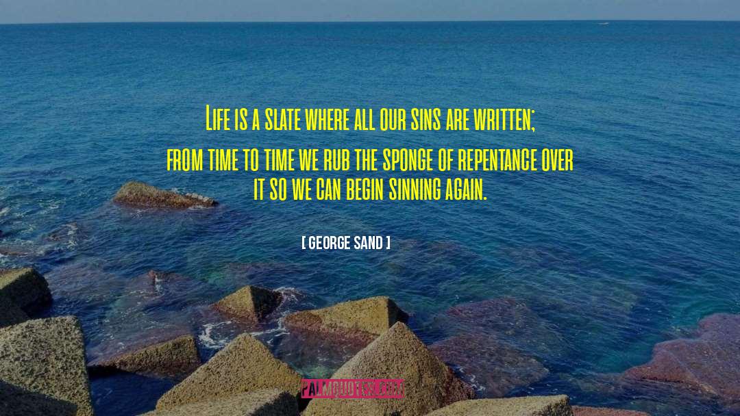 Sinning quotes by George Sand