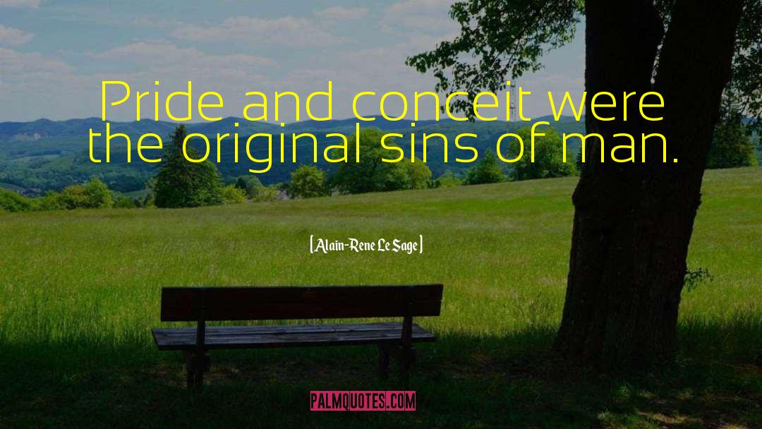 Sins Of Commission quotes by Alain-Rene Le Sage