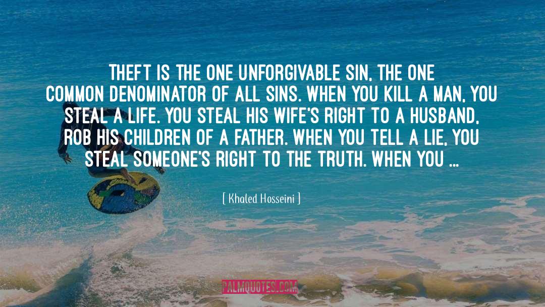 Sins quotes by Khaled Hosseini