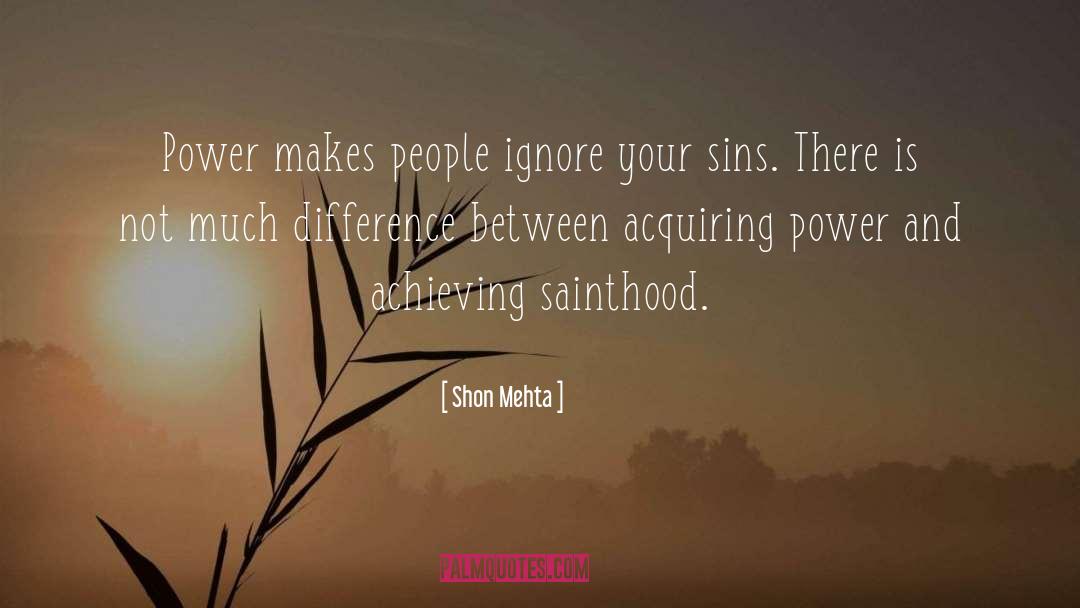 Sins quotes by Shon Mehta