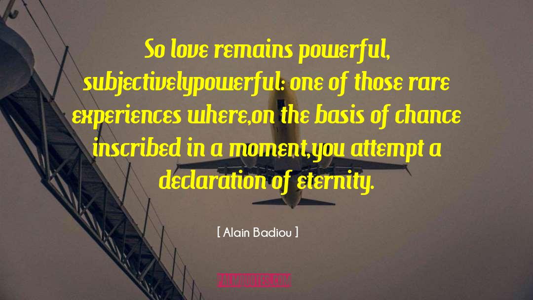 Sinulog Love quotes by Alain Badiou