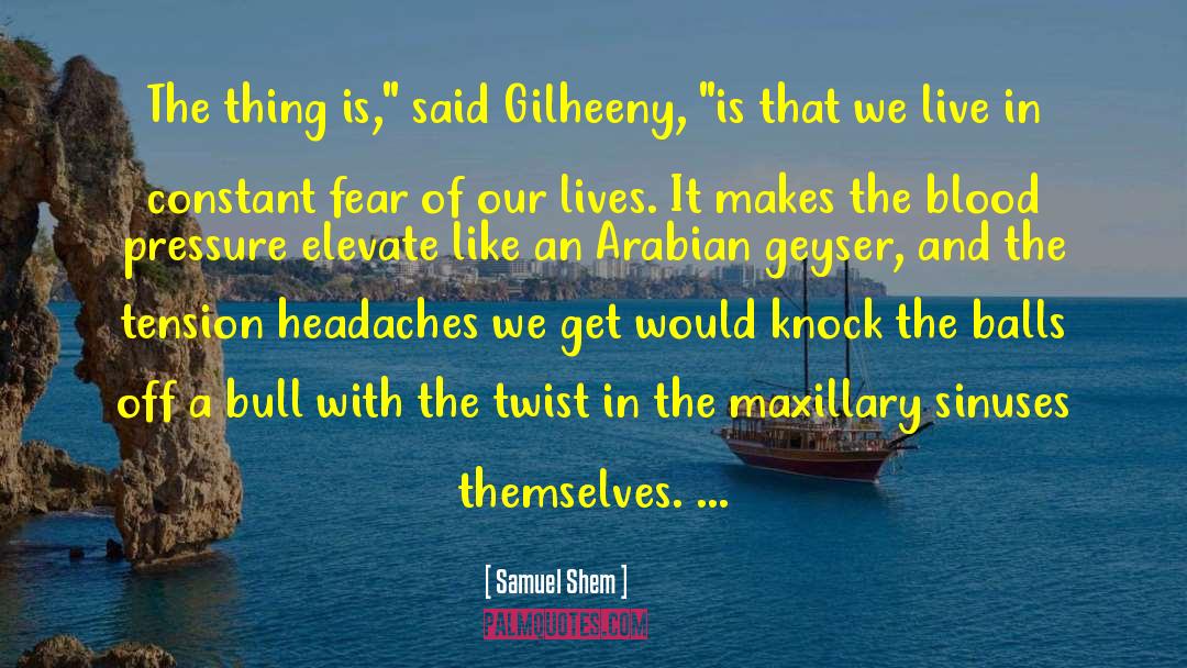 Sinuses quotes by Samuel Shem