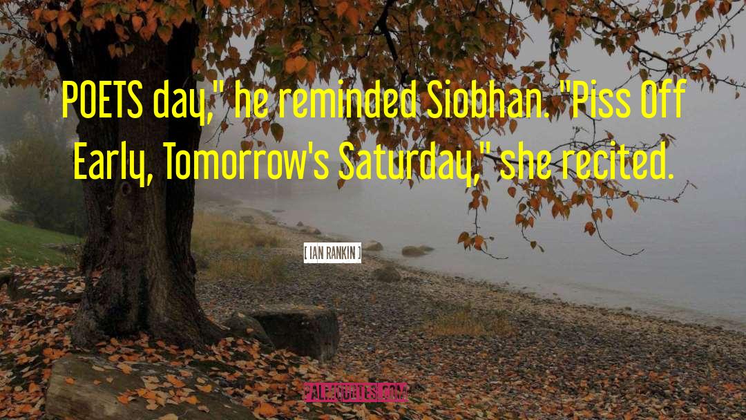 Siobhan quotes by Ian Rankin