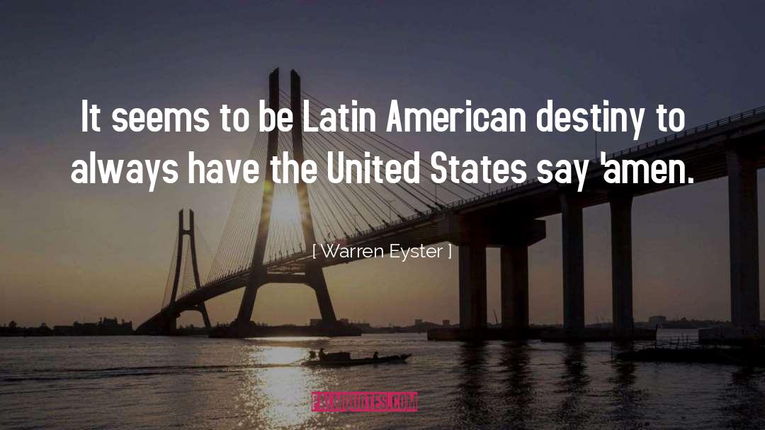 Sion American Relations quotes by Warren Eyster