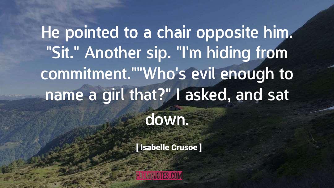 Sip quotes by Isabelle Crusoe