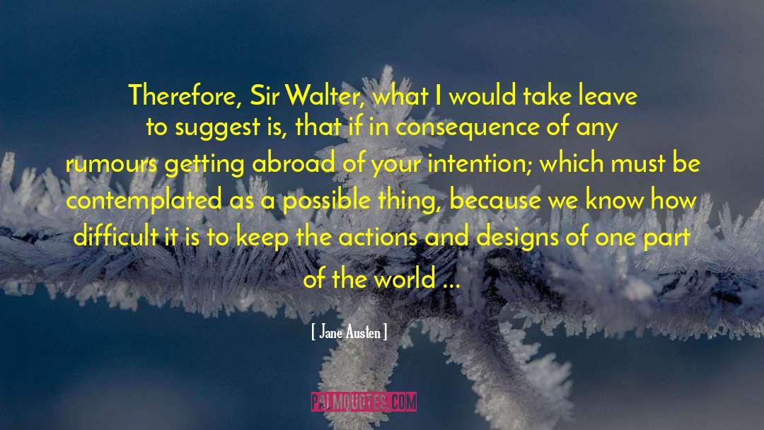 Sir Walter quotes by Jane Austen