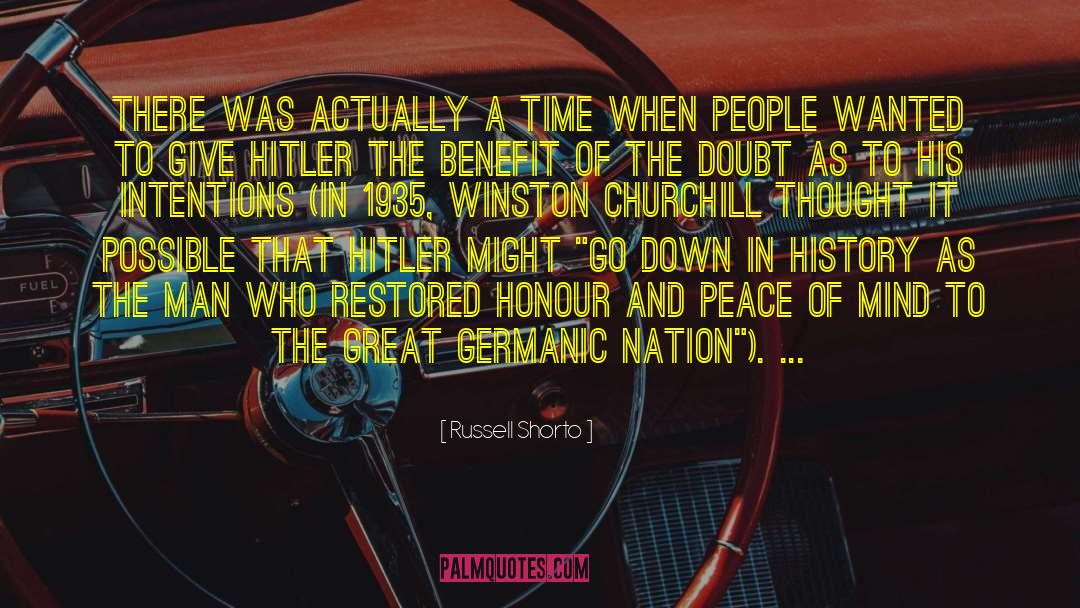 Sir Winston Churchill History quotes by Russell Shorto