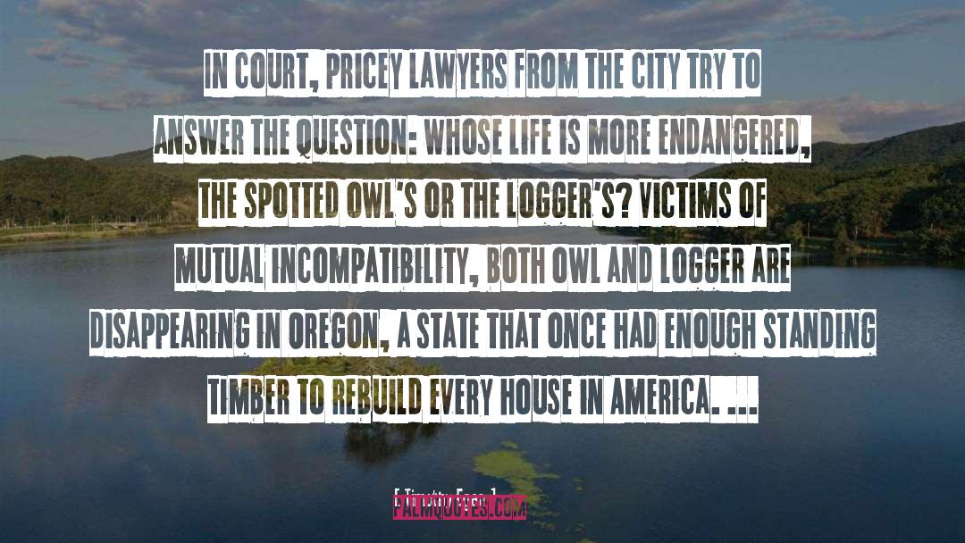 Siren In The City quotes by Timothy Egan