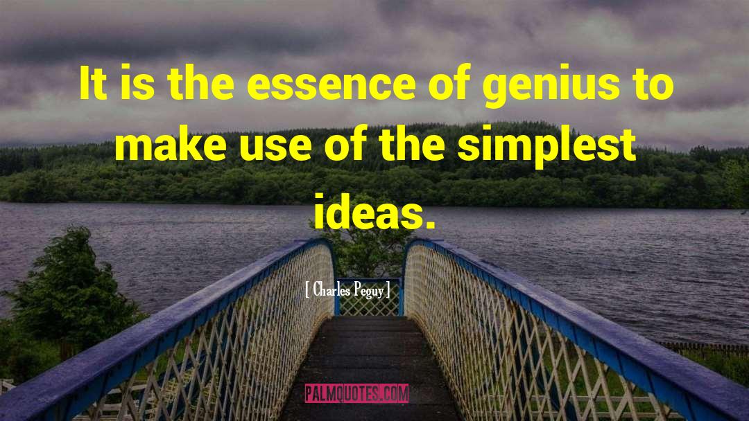 Sirenz Genius quotes by Charles Peguy