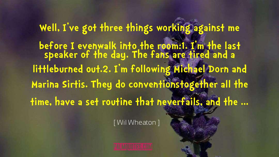 Sirtis Lamper quotes by Wil Wheaton