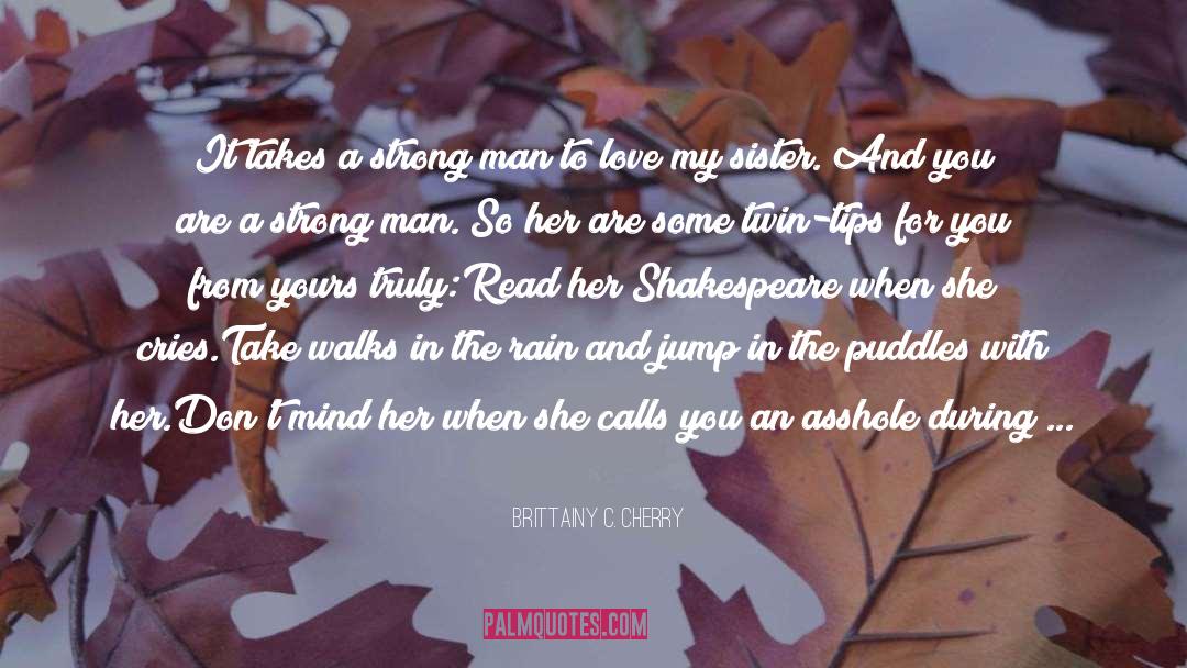 Sister Bond quotes by Brittainy C. Cherry