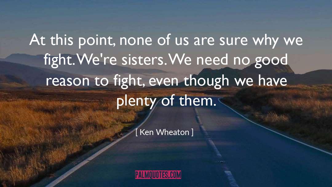 Sisterhood quotes by Ken Wheaton