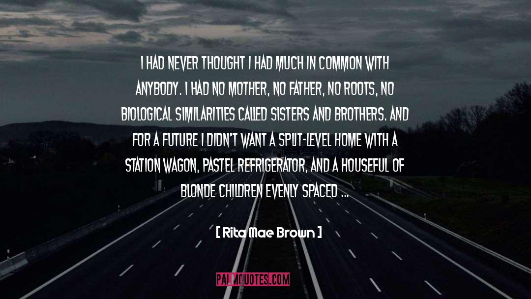 Sisters And Brothers quotes by Rita Mae Brown