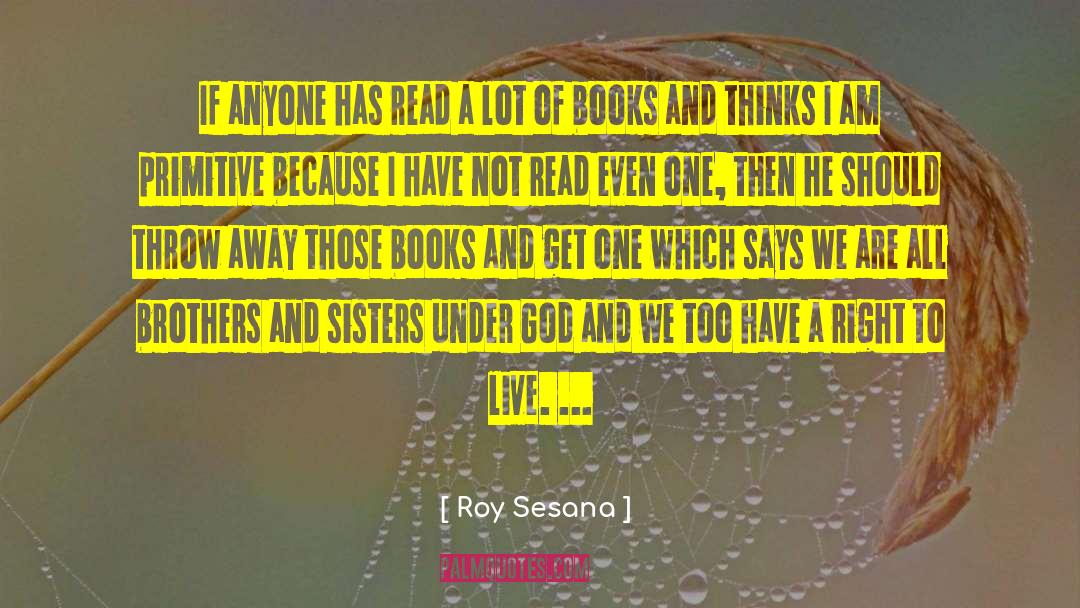 Sisters First Book quotes by Roy Sesana