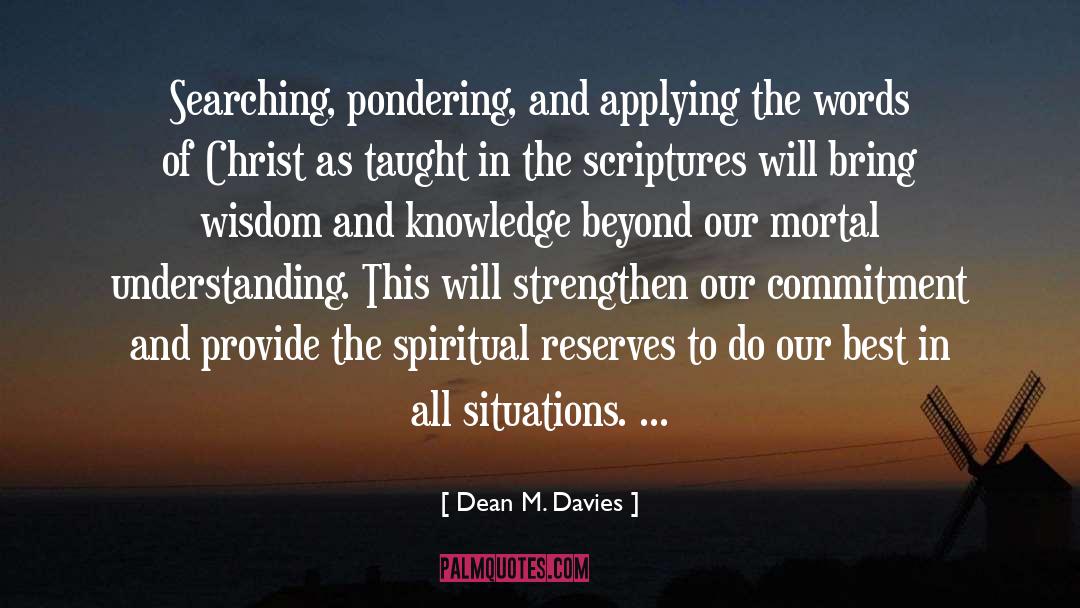 Sisters In Christ quotes by Dean M. Davies