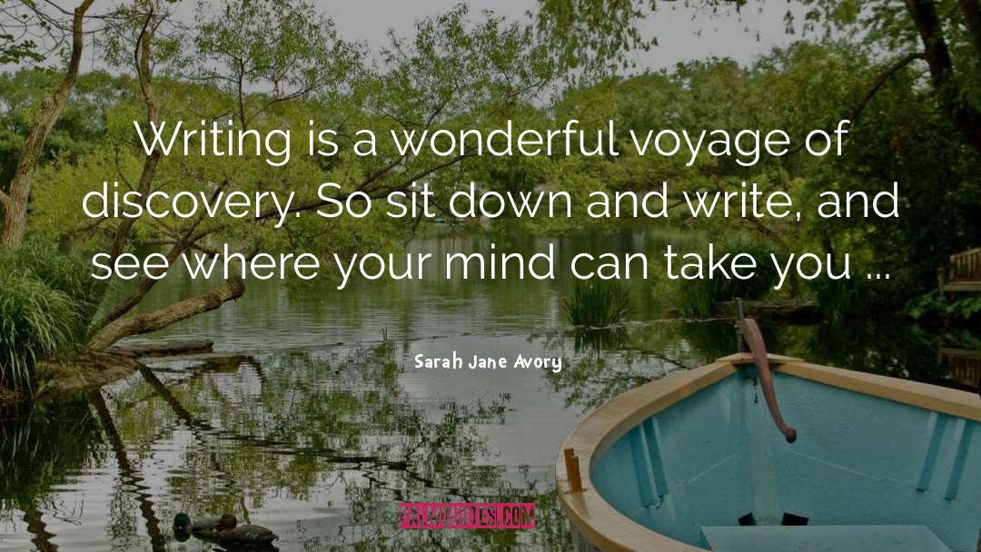 Sit Down quotes by Sarah Jane Avory