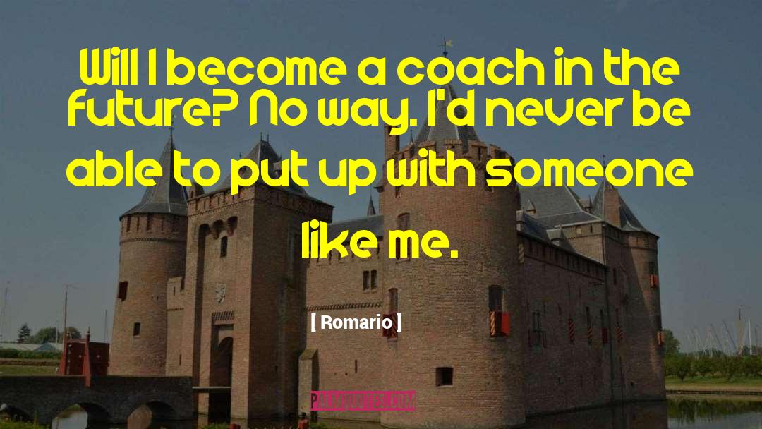 Sit With Someone quotes by Romario