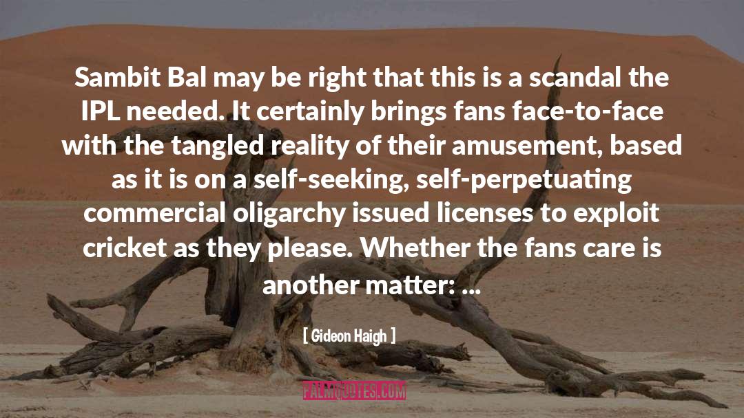 Sitare Bal Bali quotes by Gideon Haigh