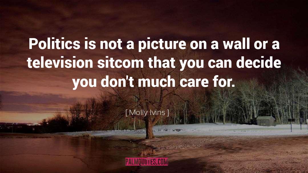 Sitcom quotes by Molly Ivins
