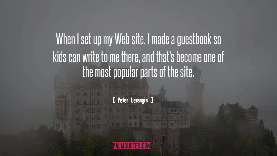 Site quotes by Peter Lerangis