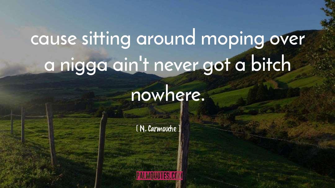 Sitting Around quotes by N. Carmouche