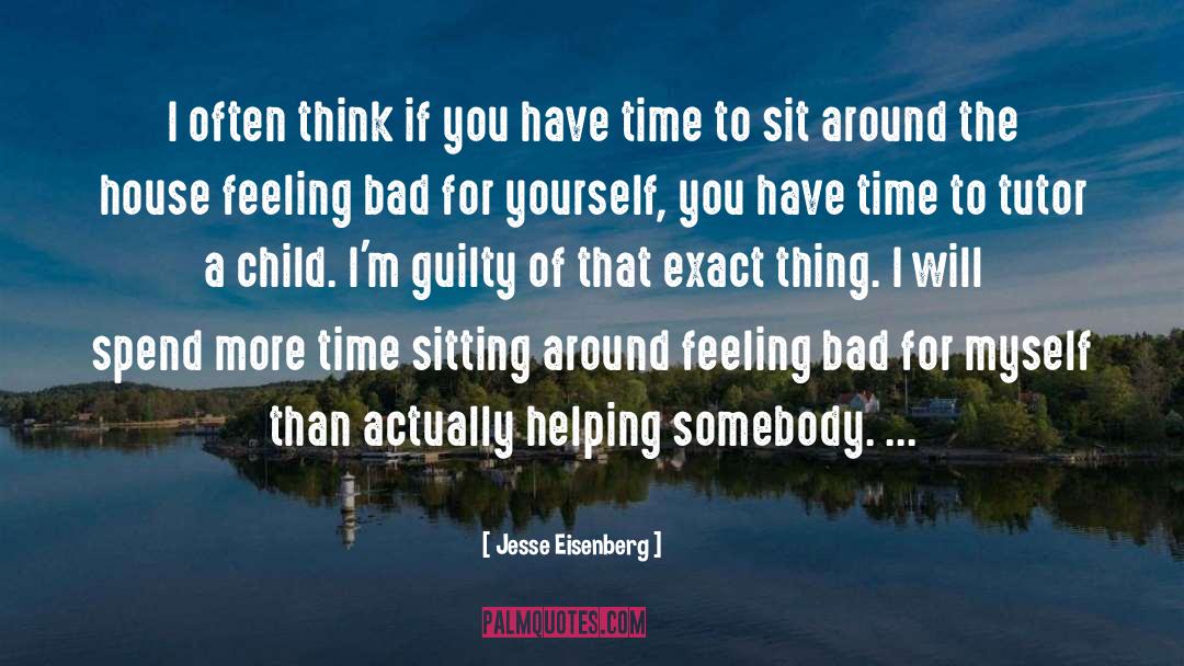 Sitting Around quotes by Jesse Eisenberg