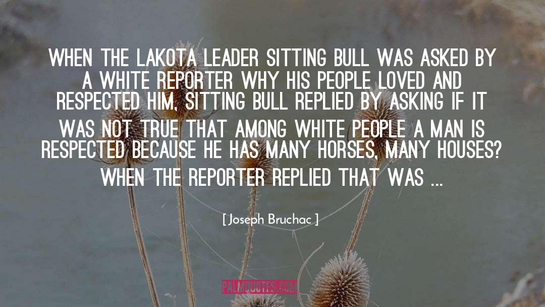 Sitting Bull quotes by Joseph Bruchac