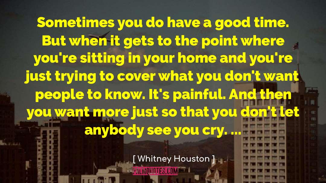 Sitting In Silence quotes by Whitney Houston