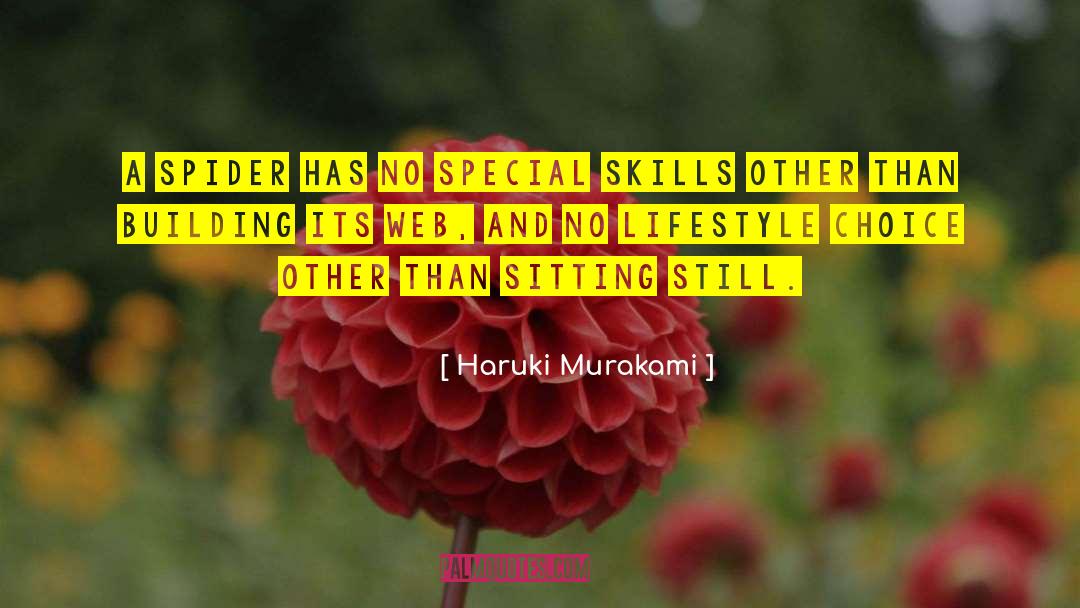 Sitting Still quotes by Haruki Murakami
