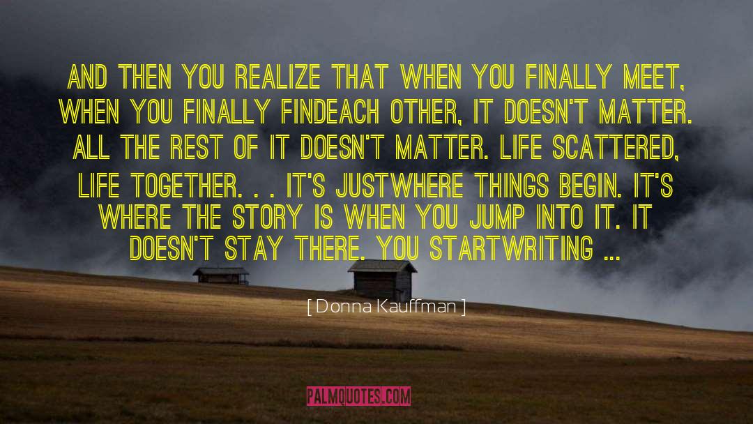 Sitting Together quotes by Donna Kauffman