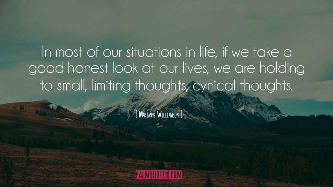 Situations In Life quotes by Marianne Williamson