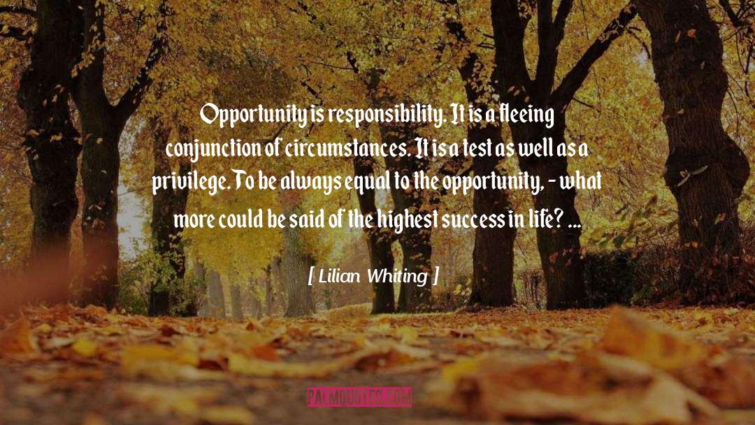 Situations Of Life quotes by Lilian Whiting