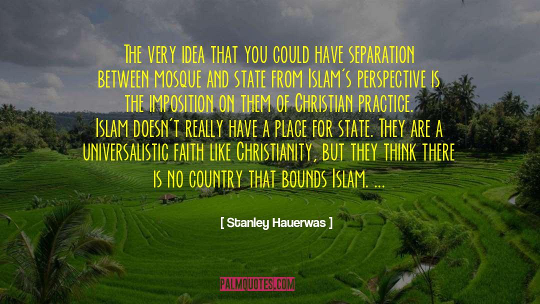 Six Degrees Of Separation quotes by Stanley Hauerwas