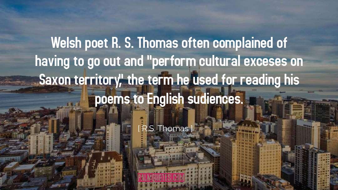 Six R S quotes by R.S. Thomas