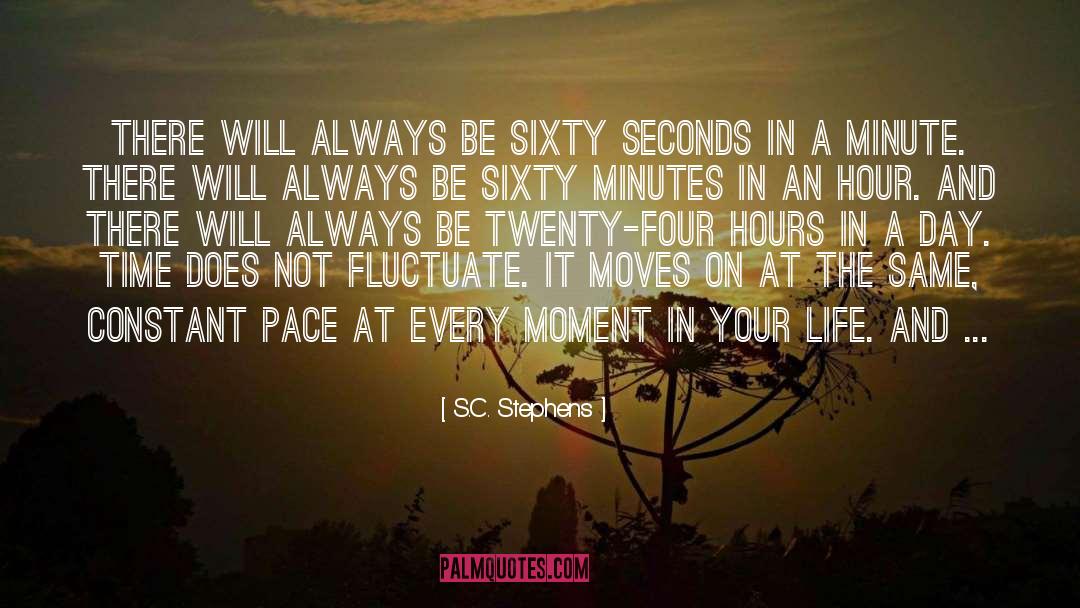 Sixty Minutes quotes by S.C. Stephens