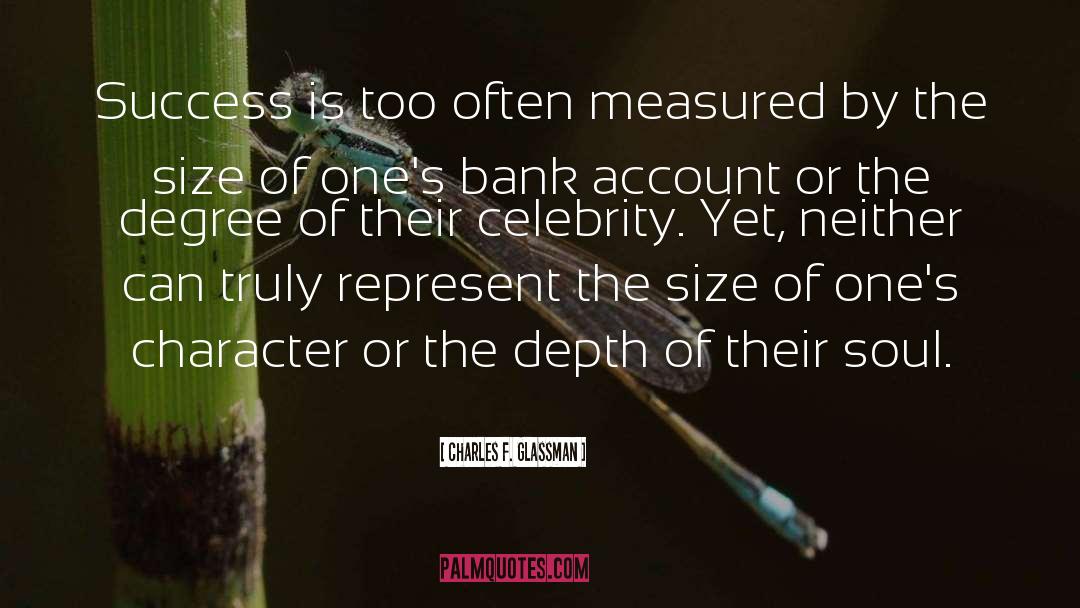 Size Counts quotes by Charles F. Glassman